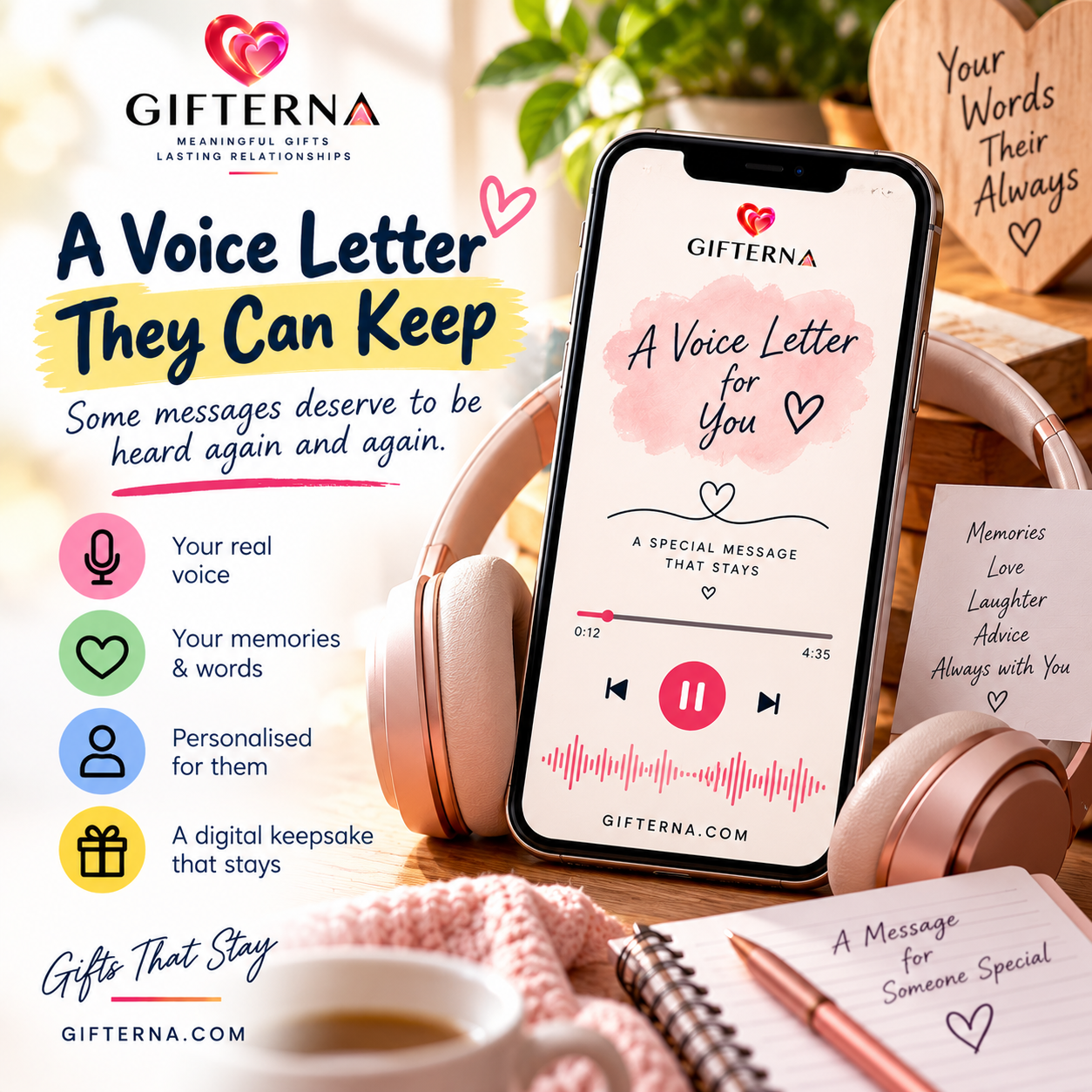A Personalized Voice Letter – A Message They Can Keep