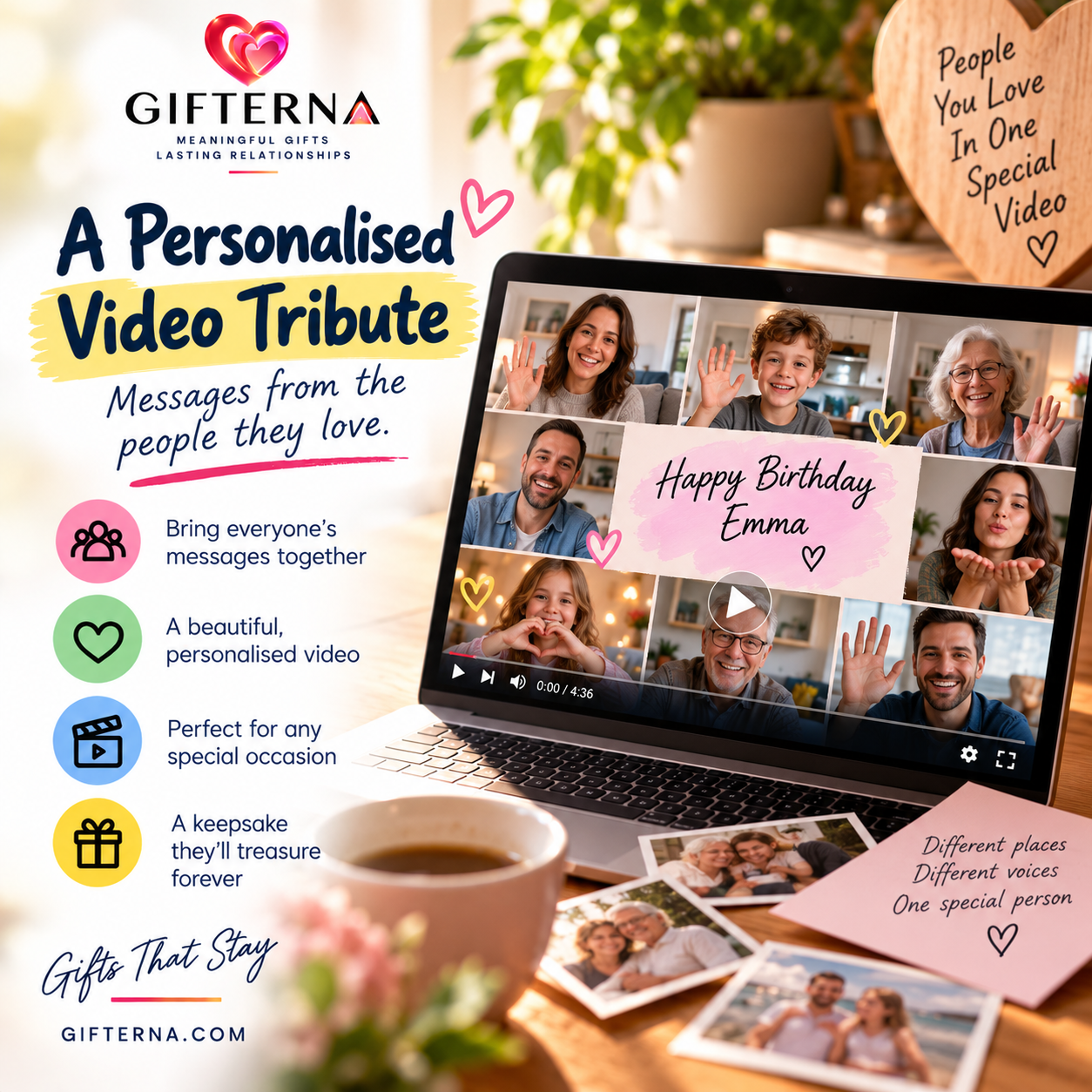 Personalized Video Tributes – Messages From the People They Love